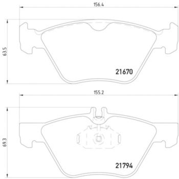 Hella Pagid 355007861 Disc Brake Pad product image 4 of 4