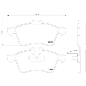 Hella Pagid 355008011 - Disc Brake Pad Hella Pagid 355008011 Disc Brake Pad product image 4 of 4