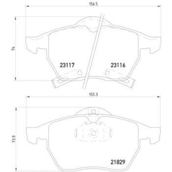 Hella Pagid 355008041 Disc Brake Pad product image 4 of 4