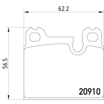 Hella Pagid 355008111 Disc Brake Pad product image 4 of 4
