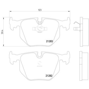 Hella Pagid 355008121 Disc Brake Pad product image 4 of 4