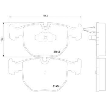 Hella Pagid 355008281 Disc Brake Pad product image 4 of 4