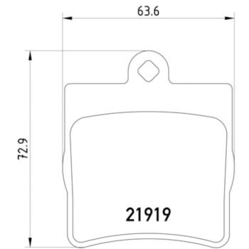 Hella Pagid 355008461 Disc Brake Pad product image 4 of 4