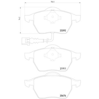 Hella Pagid 355008471 Disc Brake Pad product image 4 of 4