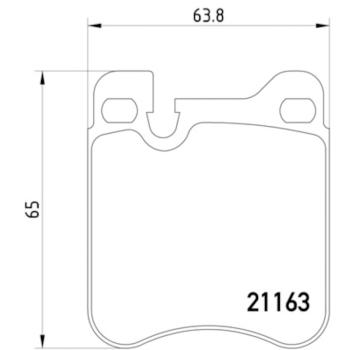 Hella Pagid 355008491 - Disc Brake Pad Hella Pagid 355008491 Disc Brake Pad product image 4 of 4
