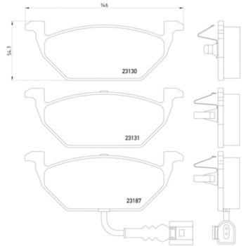 Hella Pagid 355008551 - Disc Brake Pad Hella Pagid 355008551 Disc Brake Pad product image 4 of 4