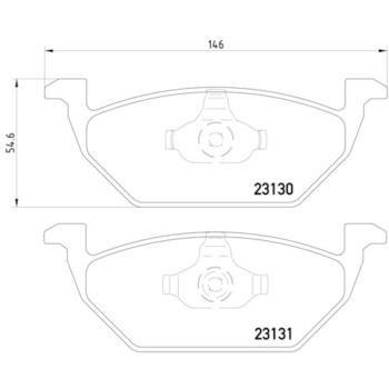 Hella Pagid 355008591 Disc Brake Pad product image 4 of 4