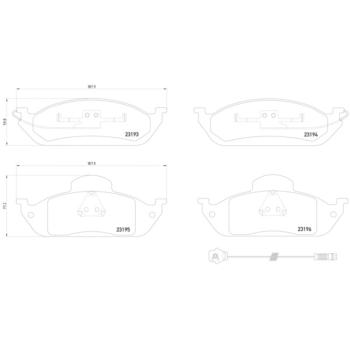 Hella Pagid 355008661 Disc Brake Pad product image 4 of 4