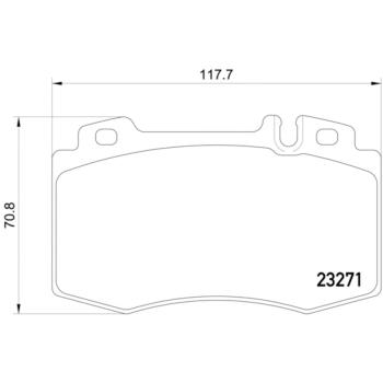 Hella Pagid 355008691 Disc Brake Pad product image 4 of 4