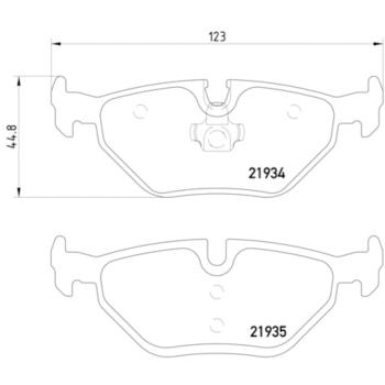 Hella Pagid 355008761 Disc Brake Pad product image 4 of 4