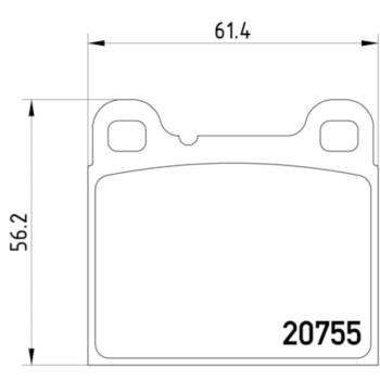 Hella Pagid 355008801 Disc Brake Pad product image 4 of 4