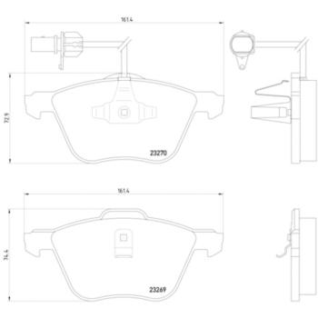 Hella Pagid 355008921 Disc Brake Pad product image 4 of 4
