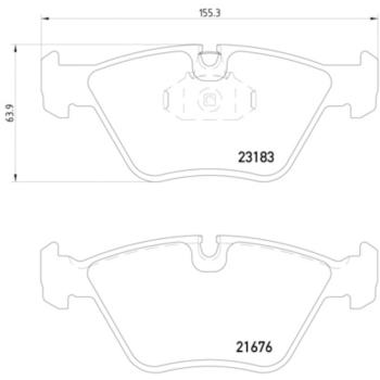 Hella Pagid 355009001 Disc Brake Pad product image 4 of 4