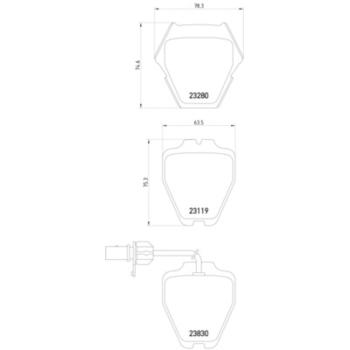 Hella Pagid 355009031 Disc Brake Pad product image 4 of 4