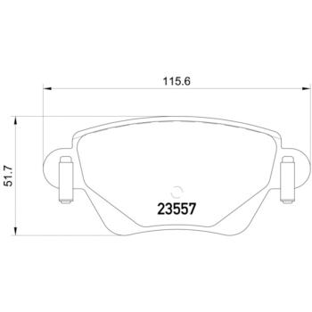 Hella Pagid 355009081 Disc Brake Pad product image 4 of 4