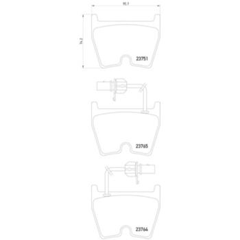 Hella Pagid 355009191 Disc Brake Pad product image 4 of 4