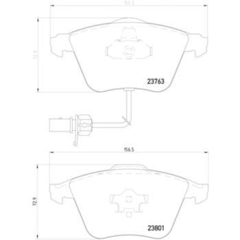 Hella Pagid 355009201 Disc Brake Pad product image 4 of 4