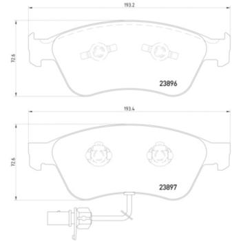 Hella Pagid 355009211 Disc Brake Pad product image 4 of 4