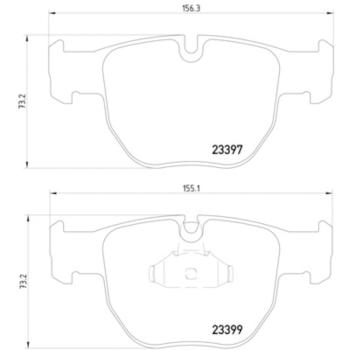 Hella Pagid 355009301 Disc Brake Pad product image 4 of 4