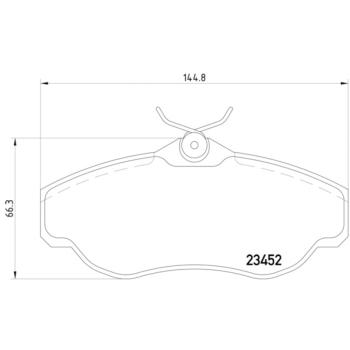 Hella Pagid 355009531 Disc Brake Pad product image 4 of 4