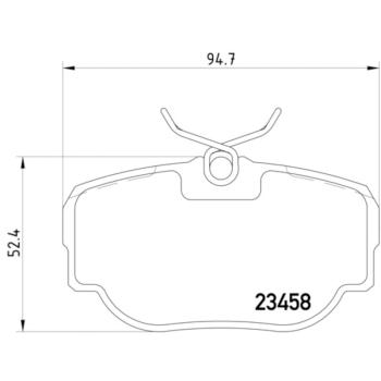 Hella Pagid 355009541 Disc Brake Pad product image 4 of 4