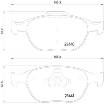 Hella Pagid 355009561 - Disc Brake Pad Hella Pagid 355009561 Disc Brake Pad product image 4 of 4