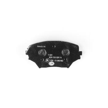 Hella Pagid 355009741 Disc Brake Pad product image 1 of 3