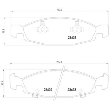 Hella Pagid 355009881 Disc Brake Pad product image 4 of 4