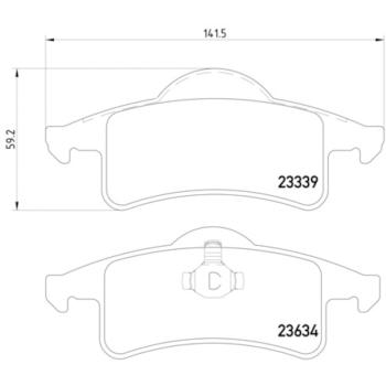 Hella Pagid 355009891 Disc Brake Pad product image 4 of 4