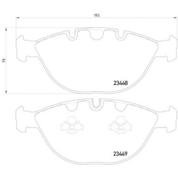 Hella Pagid 355009921 Disc Brake Pad product image 4 of 4