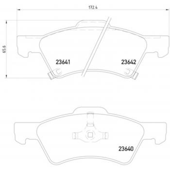 Hella Pagid 355010061 Disc Brake Pad product image 1 of 2