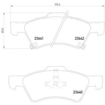 Hella Pagid 355010061 Disc Brake Pad product image 2 of 2