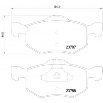 Hella Pagid 355010141 Disc Brake Pad product image 1 of 2