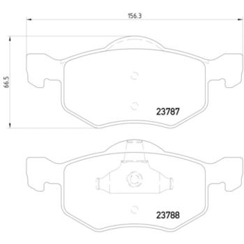 Hella Pagid 355010141 Disc Brake Pad product image 2 of 2