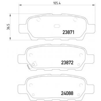 Hella Pagid 355010241 Disc Brake Pad product image 1 of 2