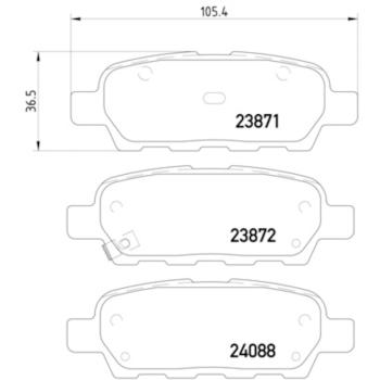 Hella Pagid 355010241 Disc Brake Pad product image 2 of 2
