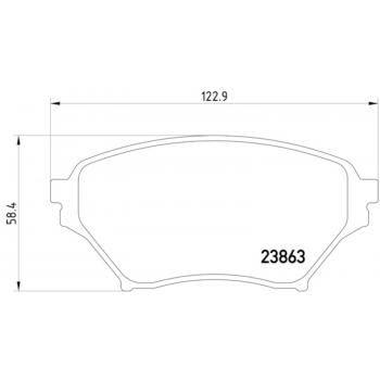 Hella Pagid 355010261 - Disc Brake Pad Hella Pagid 355010261 Disc Brake Pad product image 1 of 2