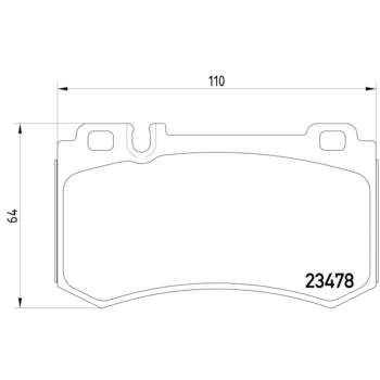 Hella Pagid 355010291 Disc Brake Pad product image 4 of 4