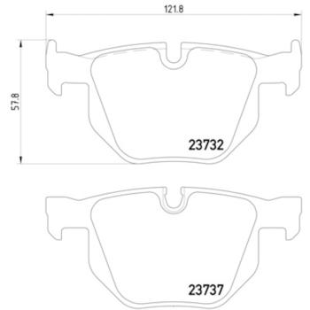 Hella Pagid 355010471 Disc Brake Pad product image 4 of 4