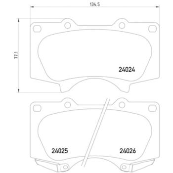 Hella Pagid 355010491 Disc Brake Pad product image 4 of 4