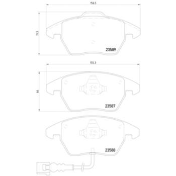 Hella Pagid 355010581 Disc Brake Pad product image 4 of 4