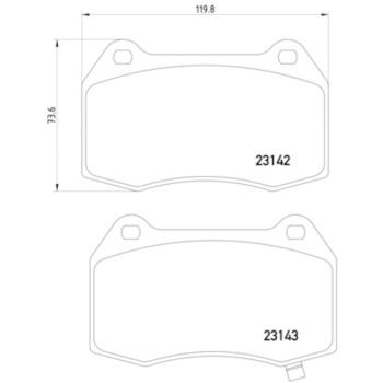 Hella Pagid 355010681 - Disc Brake Pad Hella Pagid 355010681 Disc Brake Pad product image 2 of 2