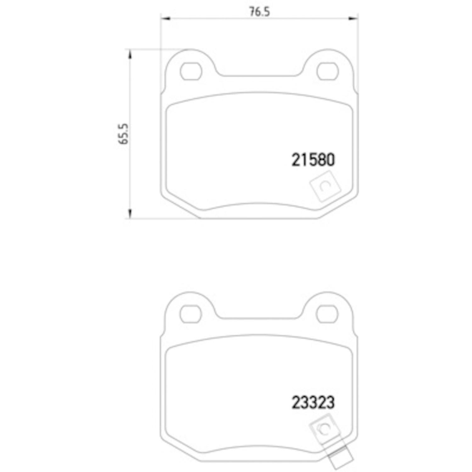 Hella Pagid 355010691 - Disc Brake Pad Hella Pagid 355010691 Disc Brake Pad product image 2 of 2