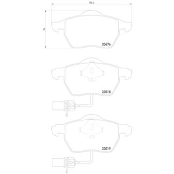 Hella Pagid 355010731 Disc Brake Pad product image 4 of 4