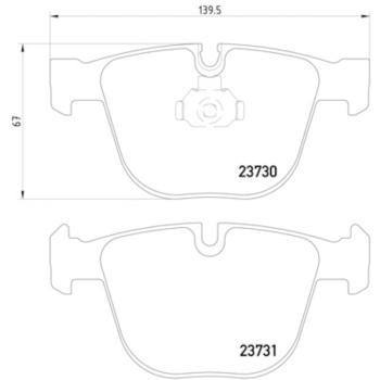 Hella Pagid 355010751 Disc Brake Pad product image 4 of 4
