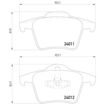 Hella Pagid 355010801 - Disc Brake Pad Hella Pagid 355010801 Disc Brake Pad product image 4 of 4