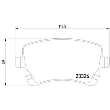 Hella Pagid 355010971 Disc Brake Pad product image 4 of 4