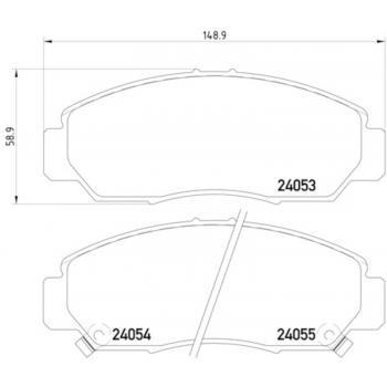 Hella Pagid 355010981 Disc Brake Pad product image 1 of 2