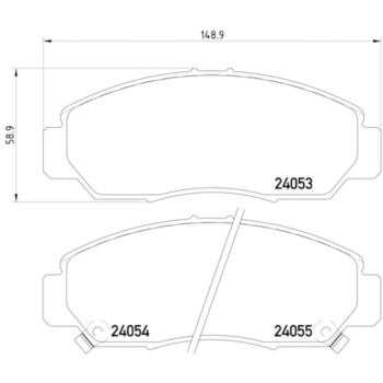 Hella Pagid 355010981 Disc Brake Pad product image 2 of 2