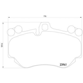 Hella Pagid 355011011 Disc Brake Pad product image 4 of 4